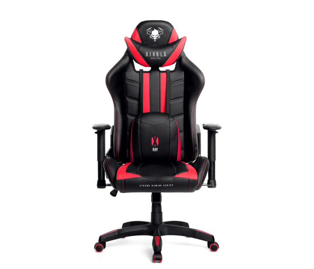 Diablo Chairs X-Ray 2.0 Normal Size Czarno-czerwony - 1208637 - zdjęcie 2
